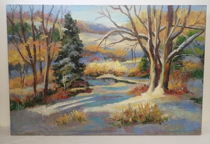 John Reilly Oil on Board Painting