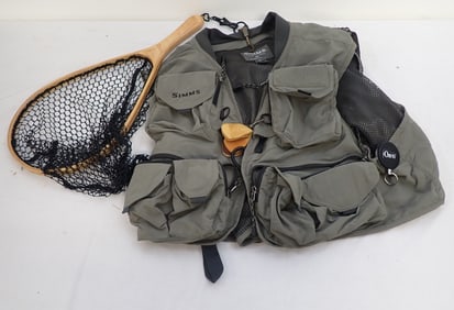 Simms Fishing Vest Brodin Net Misc Orvis
