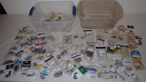 Large Lot of Fishing Hooks incl Fly & Salt Water