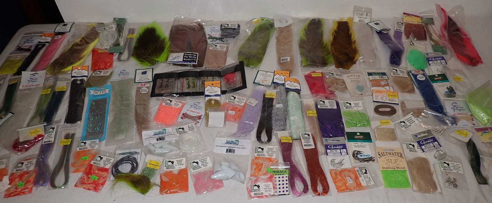 Fly Tying Material incl Bucktail , Rabbit, & Misc (1 of 11)