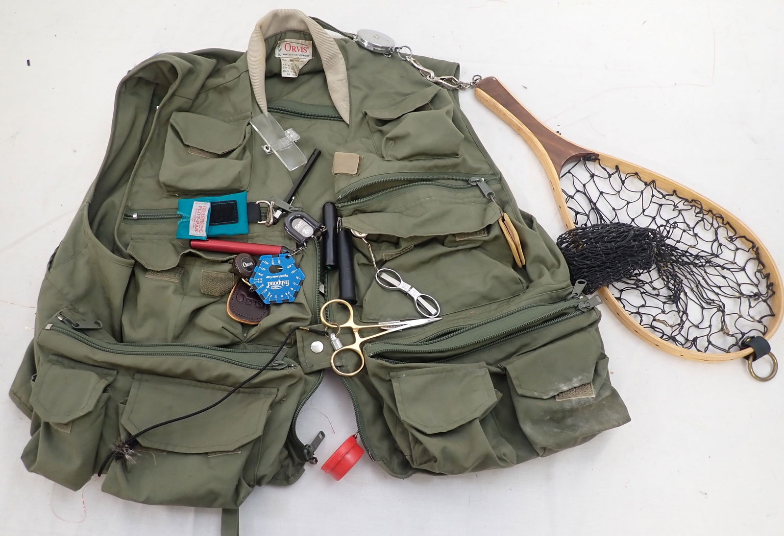 Brodin Fishing Net , Orvis Vest & Misc (1 of 4)