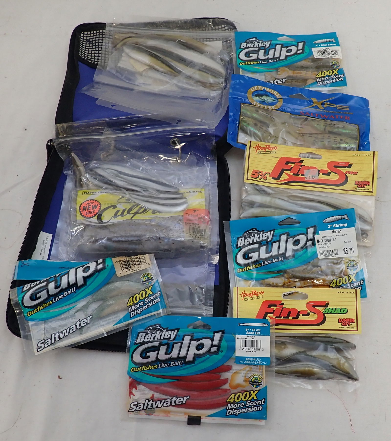 Rubber Baits / Artificial Lures & Tackle Logic Bag (1 of 6)
