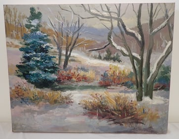 John Reilly Oil on Board Painting