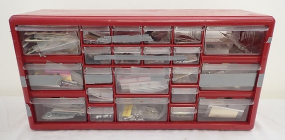 Organizer w/ Fly Tying , Lure Eyes & Misc Supplies