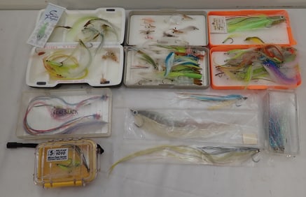 Saltwater & Misc Fly Fishing Flies incl Orvis Case