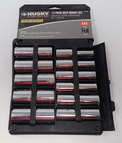 Husky 11pc 1/2" Drive Deep Socket Set