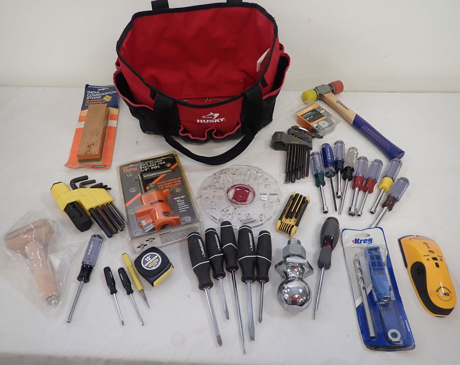 Husky Bag , Screwdrivers , Kobalt Mallet & Misc Tools (1 of 6)