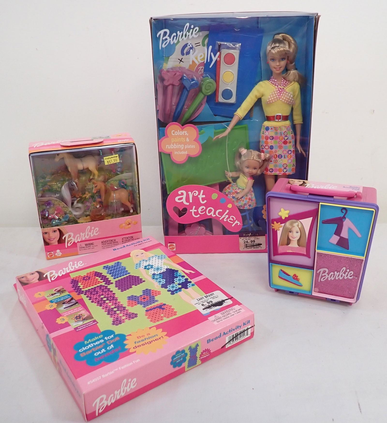 Barbie & Kelly , Bead Activity Kit & Misc: Shipping available