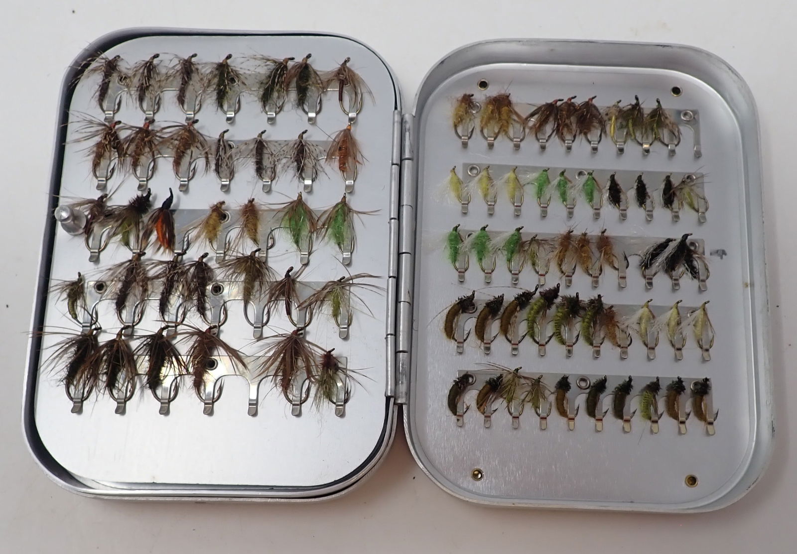 Fly Fishing Flies in Wheatley Case (1 of 3)