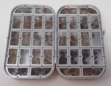 Wheatley Aluminum Fly Box w/ Flies