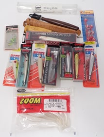 Rapala & Rebel Lures , Knives , & Misc