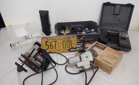 Scroll Saw , Jig Saw , Lump Hammer , & Misc