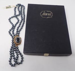 Menorca Double Strand Silhouette Brooch