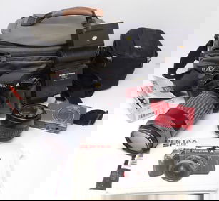 Pentax SF10 &Nikon Coolpix Camera