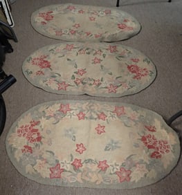 Hooked Floral Area Rugs