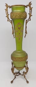 Art Nouveau Gilt Bronze Flower Vase