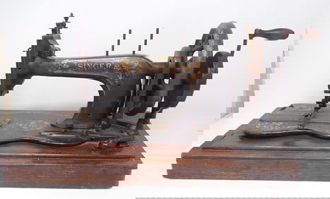 Early Unusual Singer Sewing Machine