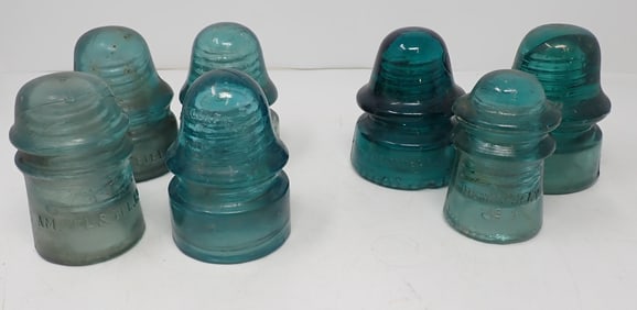 Hemingray , Am Tel & Tel , Brookfield Insulators