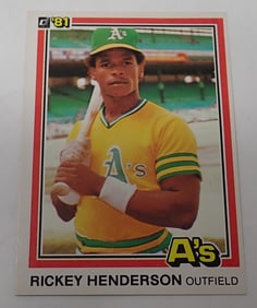 1981 Donruss Baseball Cards