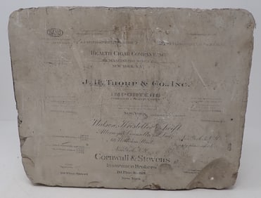 Health Cigar Co. , J.H Thorp Drapery Stone Printers Block