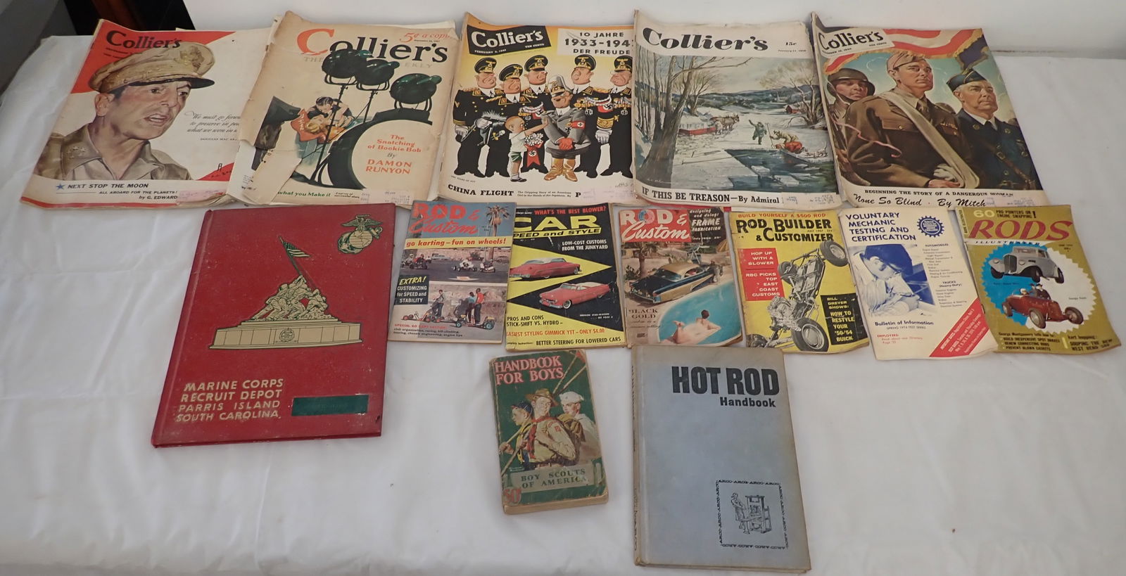 Colliers , Rod & Custom , Boy Scouts Handbook , & Misc (1 of 6)