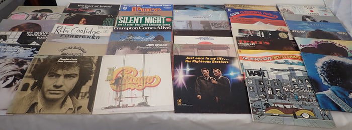 Records incl Rolling Stones