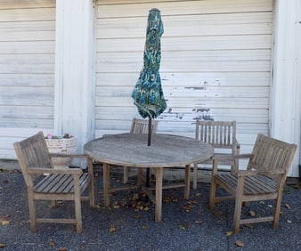 Lands End Home Teak Patio Set