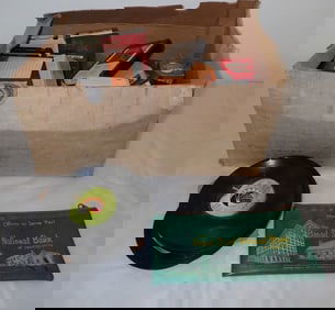 8 Track Tapes , 45 Records , & Bank Bag