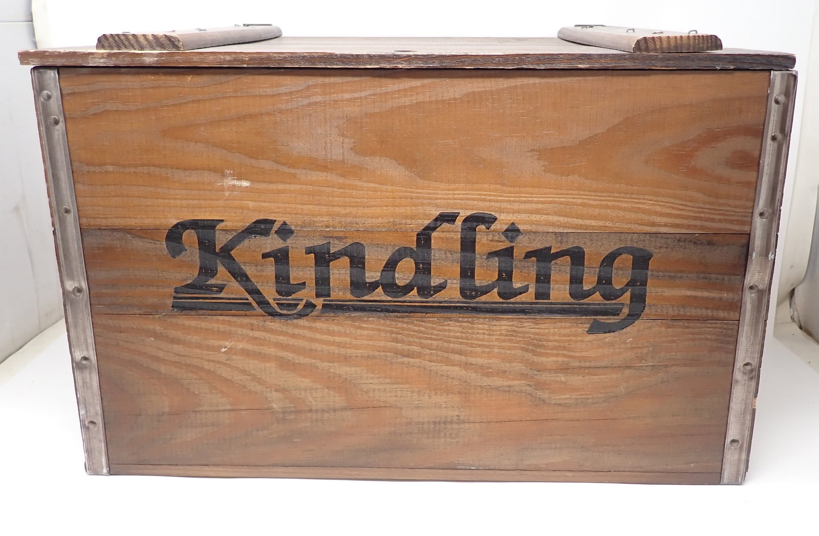Kindling Wood Box: Approx 12" x 18" x 11 5/8" tall. Shipping available
