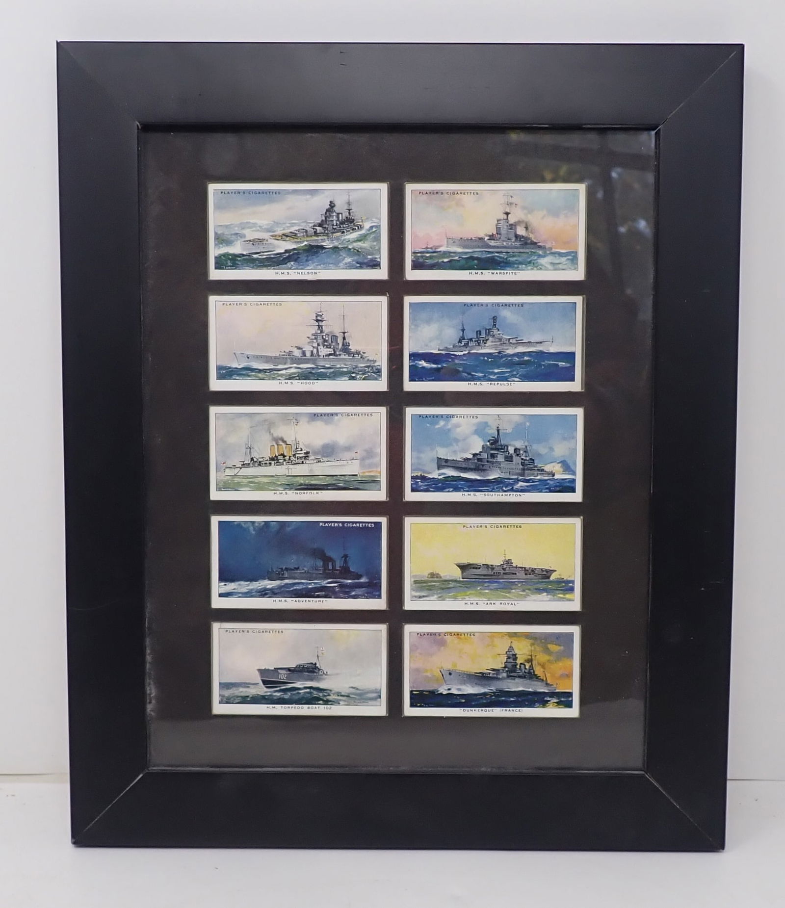 John Player Modern Naval Craft Cigarette Cards (1 of 6)