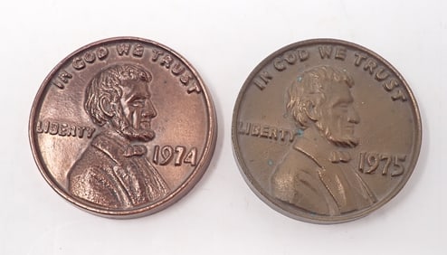 Bronze Penny Paperweights