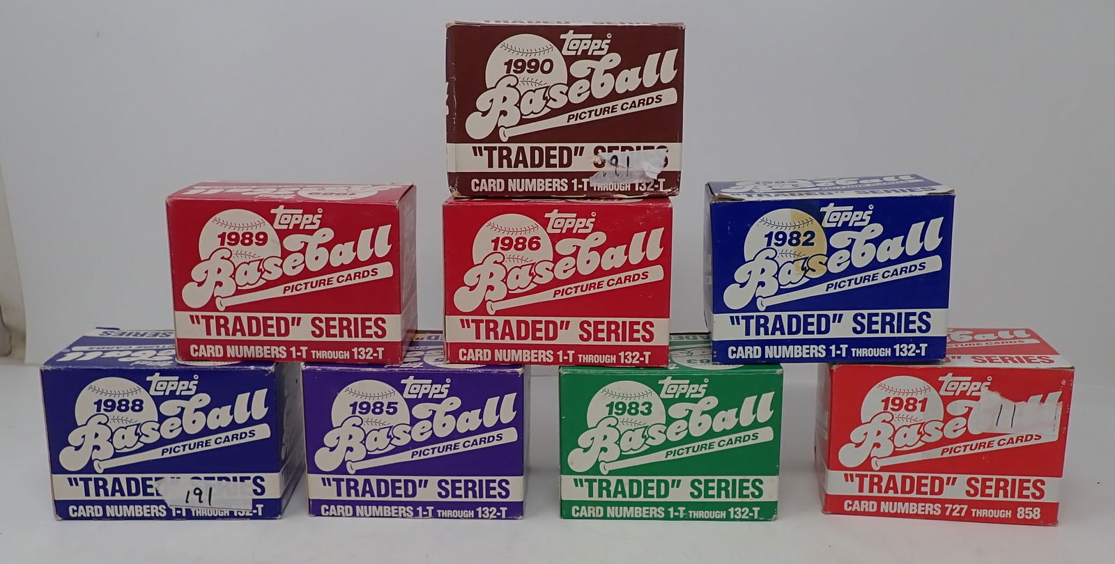 1981 - 1990 Topps Traded Baseball Cards (1 of 4)