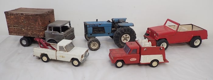 Tonka Trucks , Tractor & Box Truck