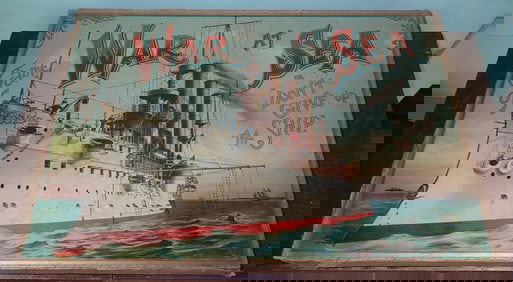 1898 McLoughlin Game of War At Sea