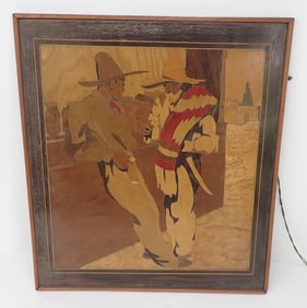 Mexican Marquetry Cowboy