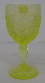 Uranium Glass Goblet
