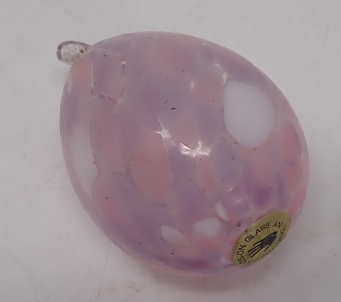 Hands on Glass Corning NY Ornament: Approx 3" long. Shipping available