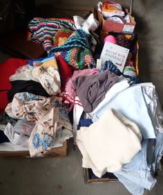 Clothing incl Military and Misc Knitting Items