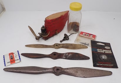 Model Airplane Engine , Propellars , Testors Glow Head