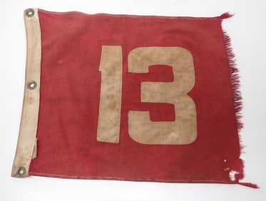 Number 13 Pennant Flag
