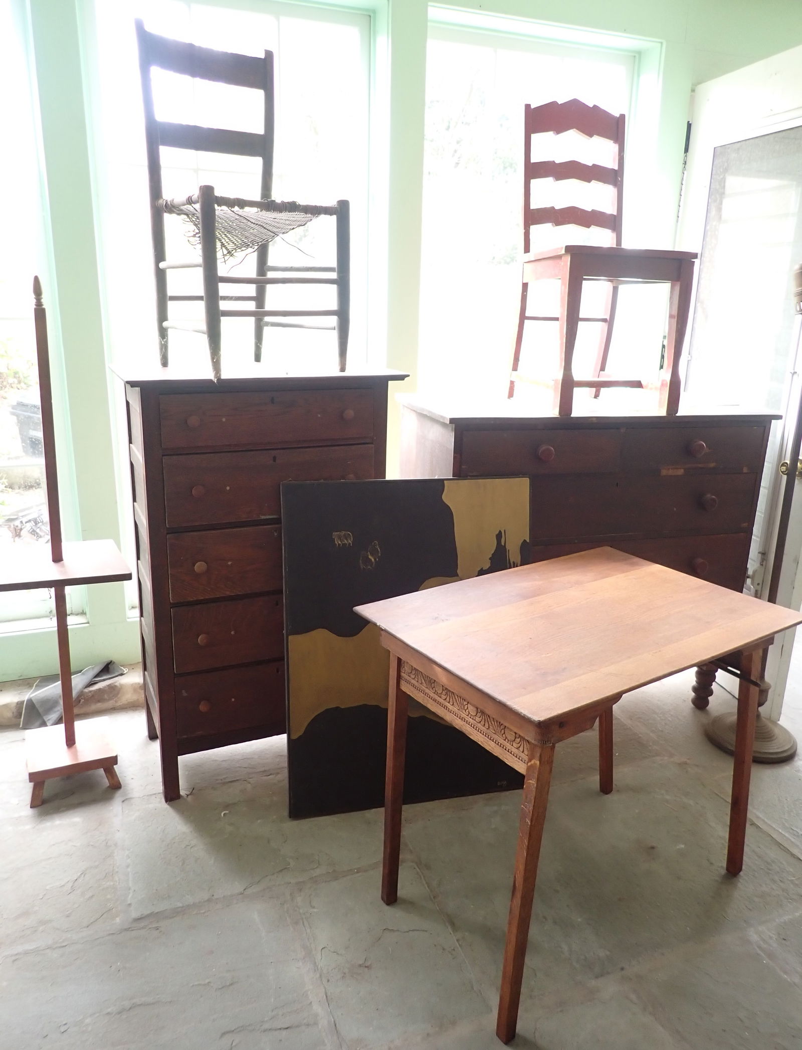 Dressers , Chairs , Art , & Misc: Take what you want and leave the rest. NO in house shipping !