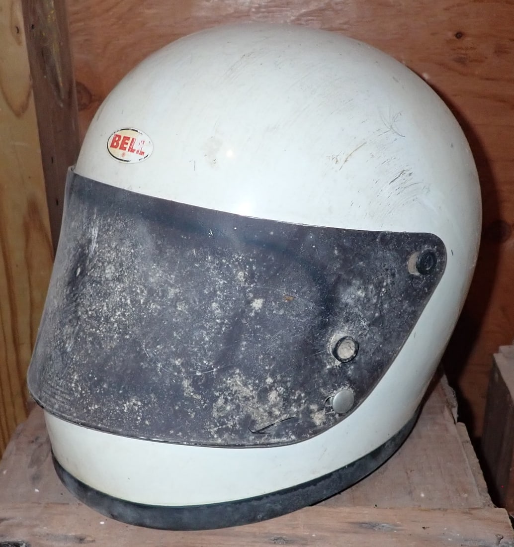 1975 Bell Snell Star II Motorcycle Helmet: Size is 6 7/8. Shipping available
