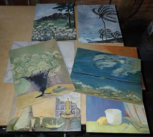 Oil on Board Paintings