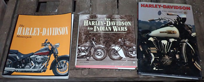 3 Harley Davidson Books