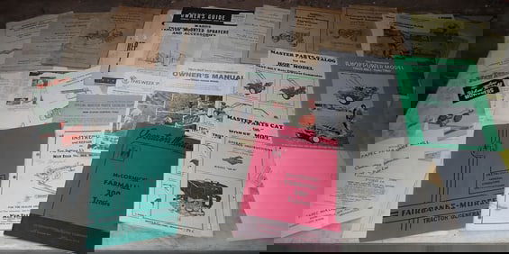 Tractor Manuals incl Farmall 300 McCormick F-12 F-20