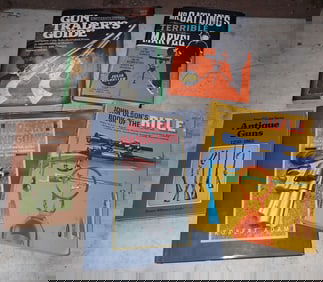 Gun Books incl Handguns , Mr Gatling , & Rifle