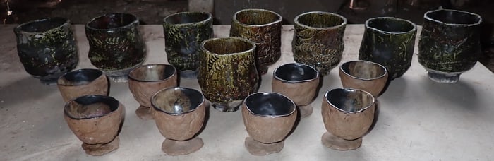 Dina Yellon Pottery Cups