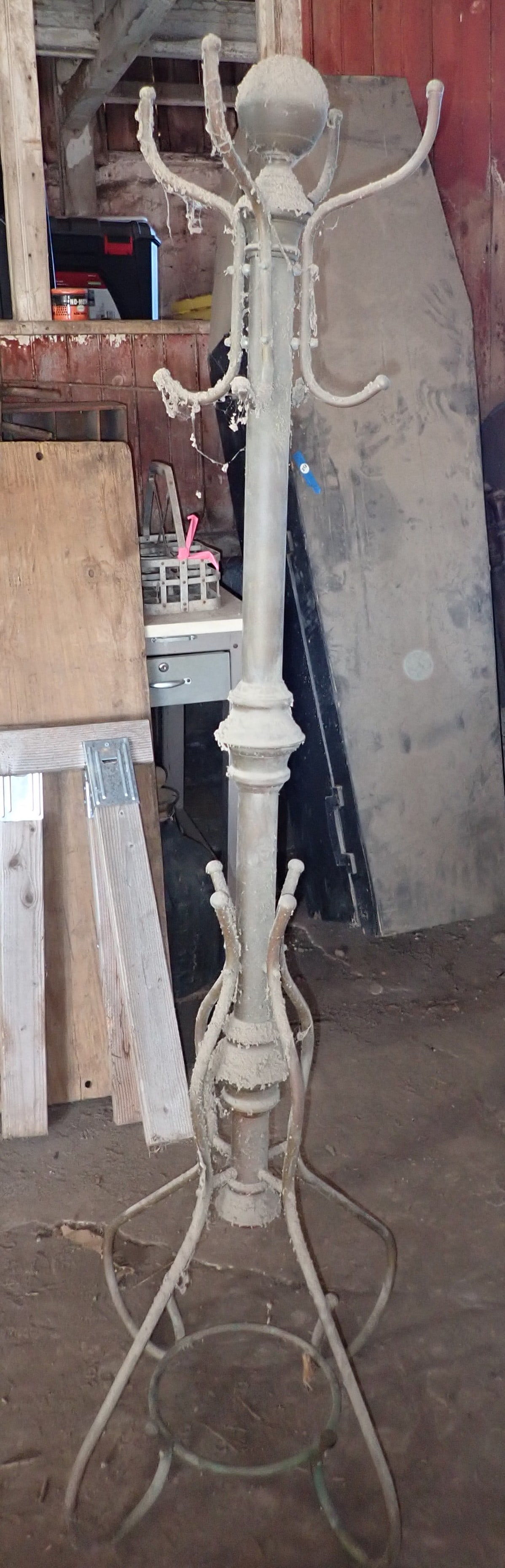 Brass Clothes Tree (1 of 3)