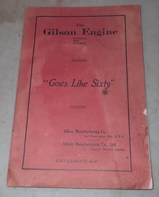 Gilson Hit & Miss Engine Catalog