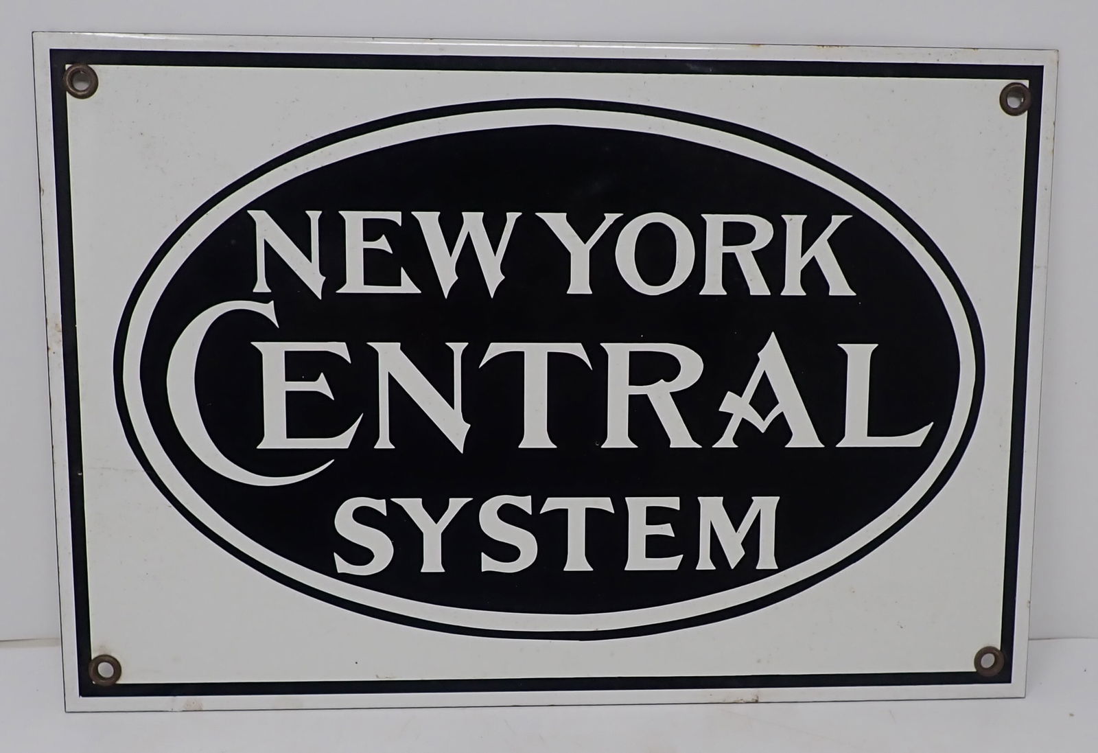 New York Central System Porcelain Sign (1 of 2)